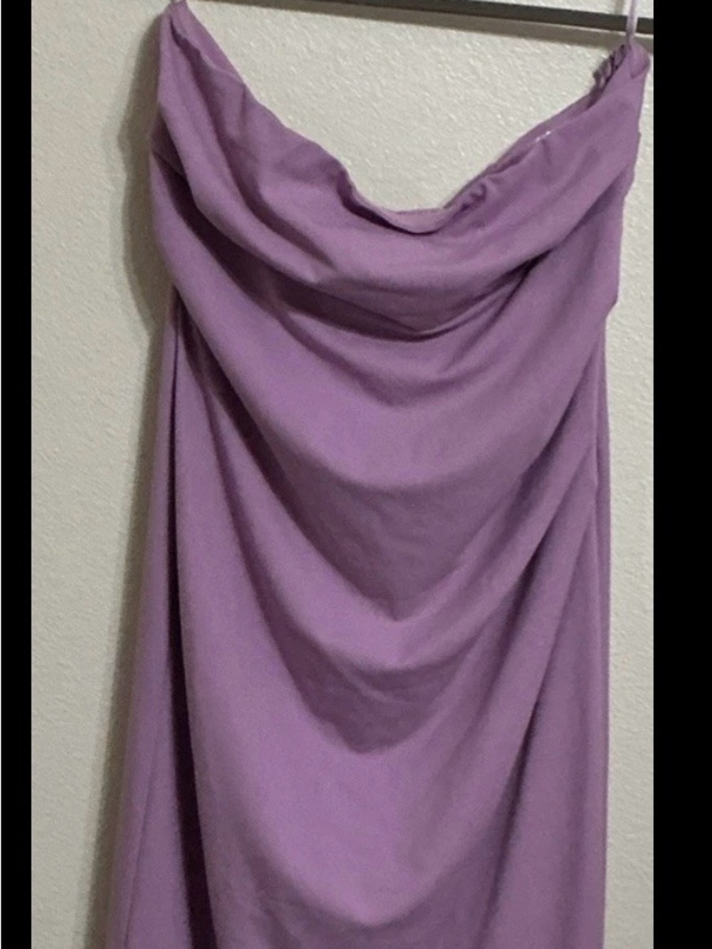 Abound Lavender Strapless Cowl Dress